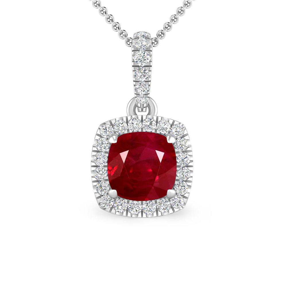 White Gold - Ruby