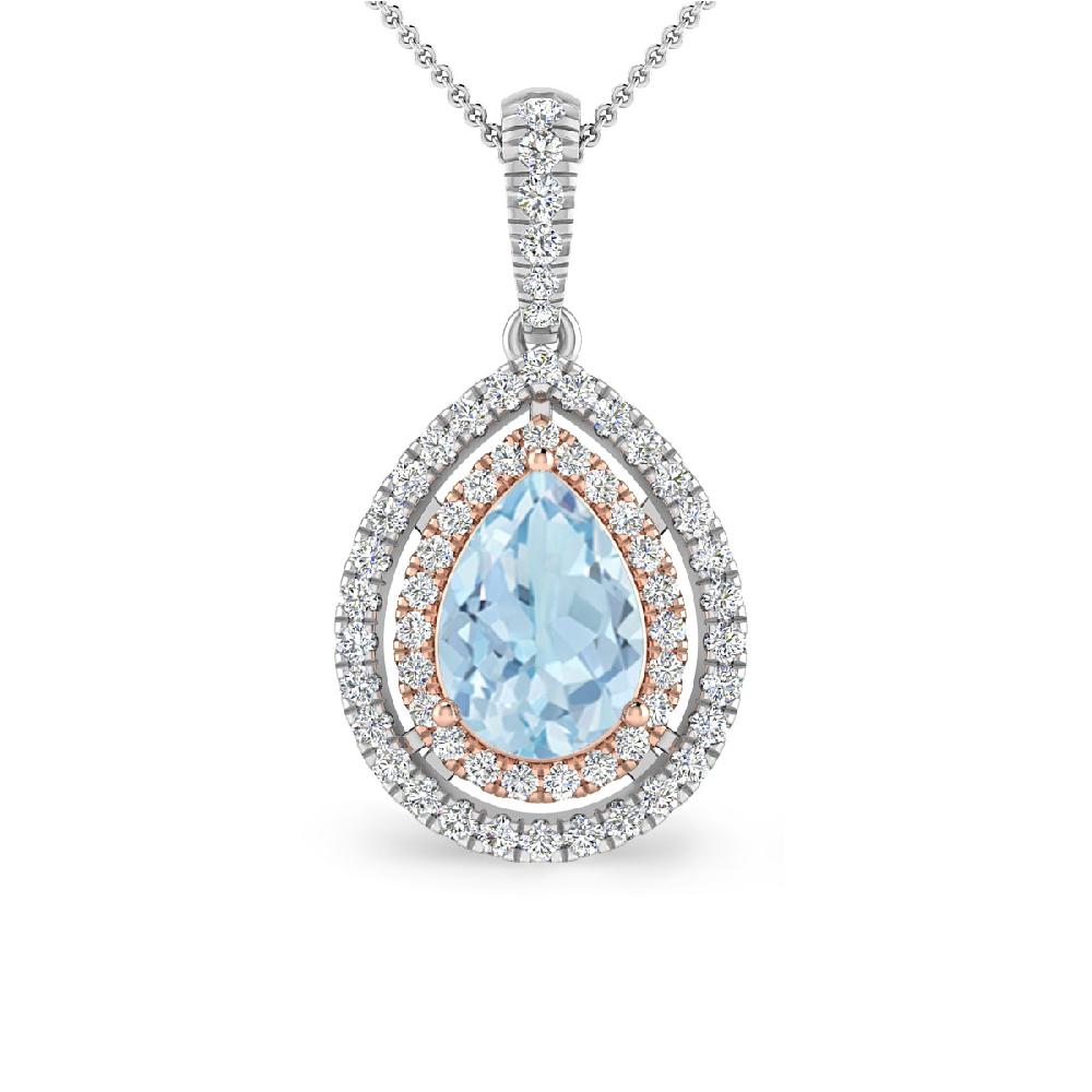 White Gold - Aquamarine