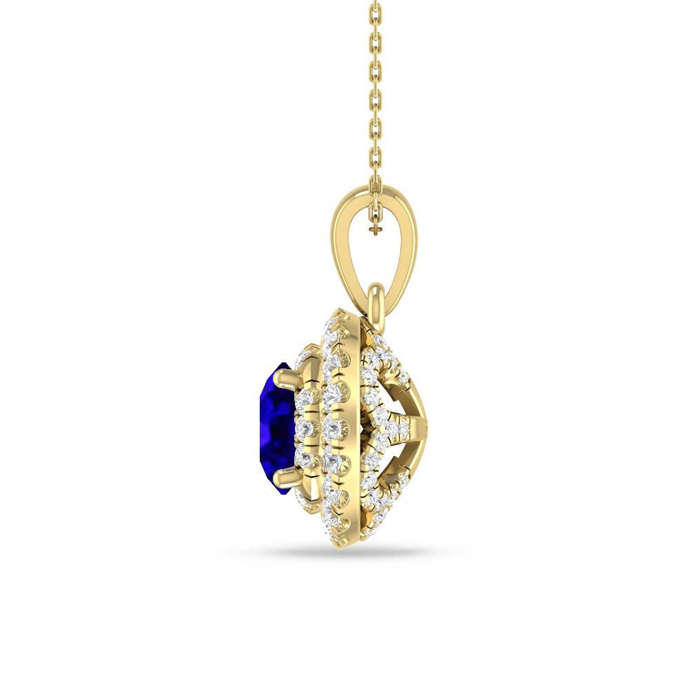 Yellow Gold - Tanzanite