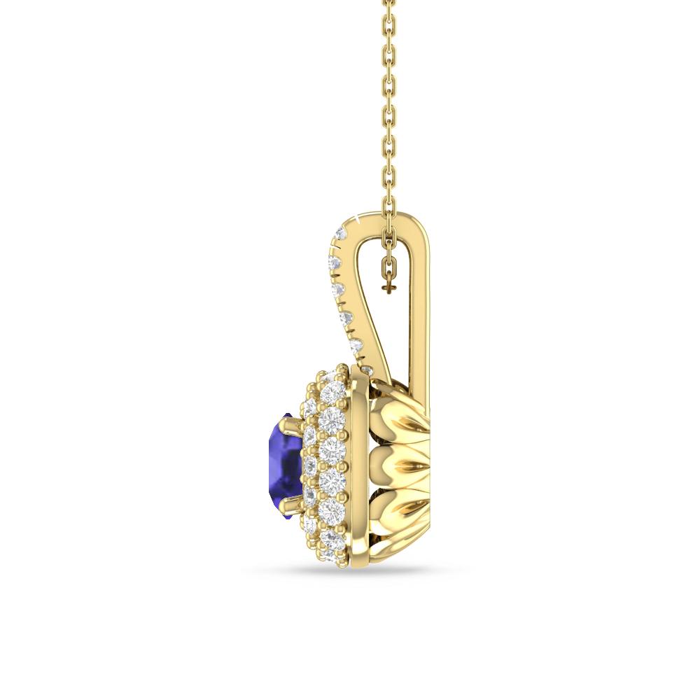 Yellow Gold - Tanzanite