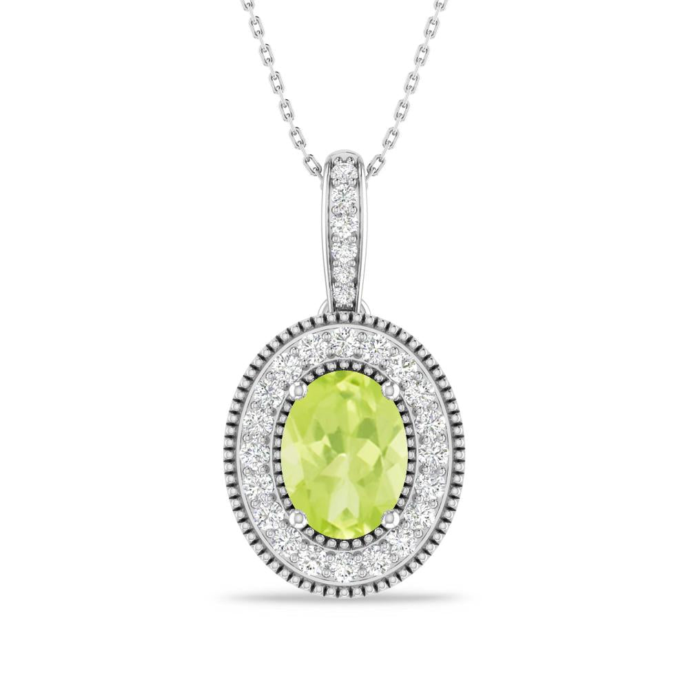 White Gold - Peridot