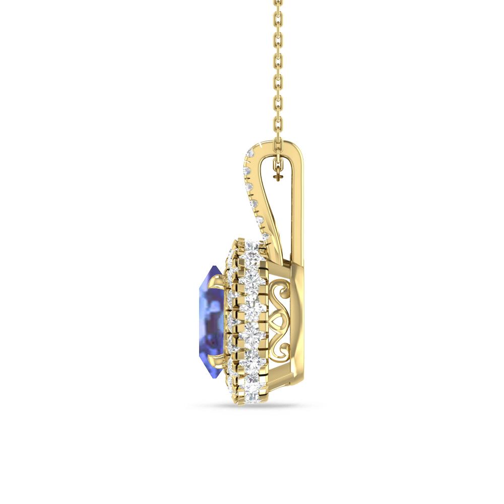 Yellow Gold - Tanzanite