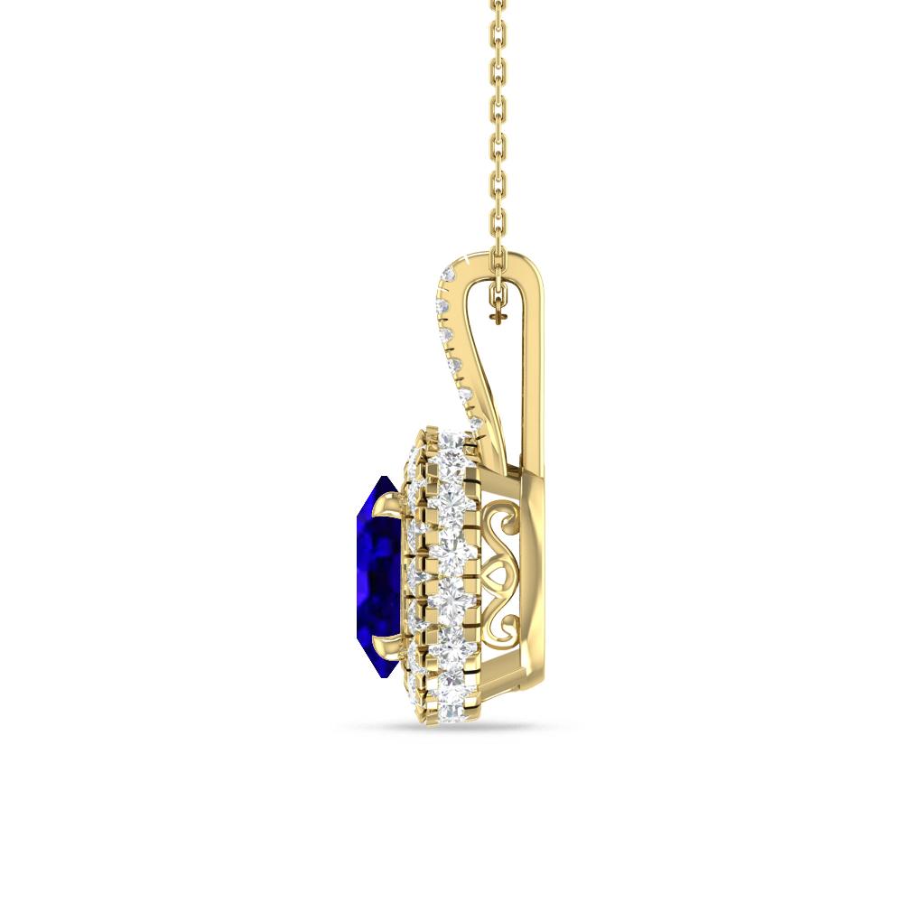 Yellow Gold - Tanzanite