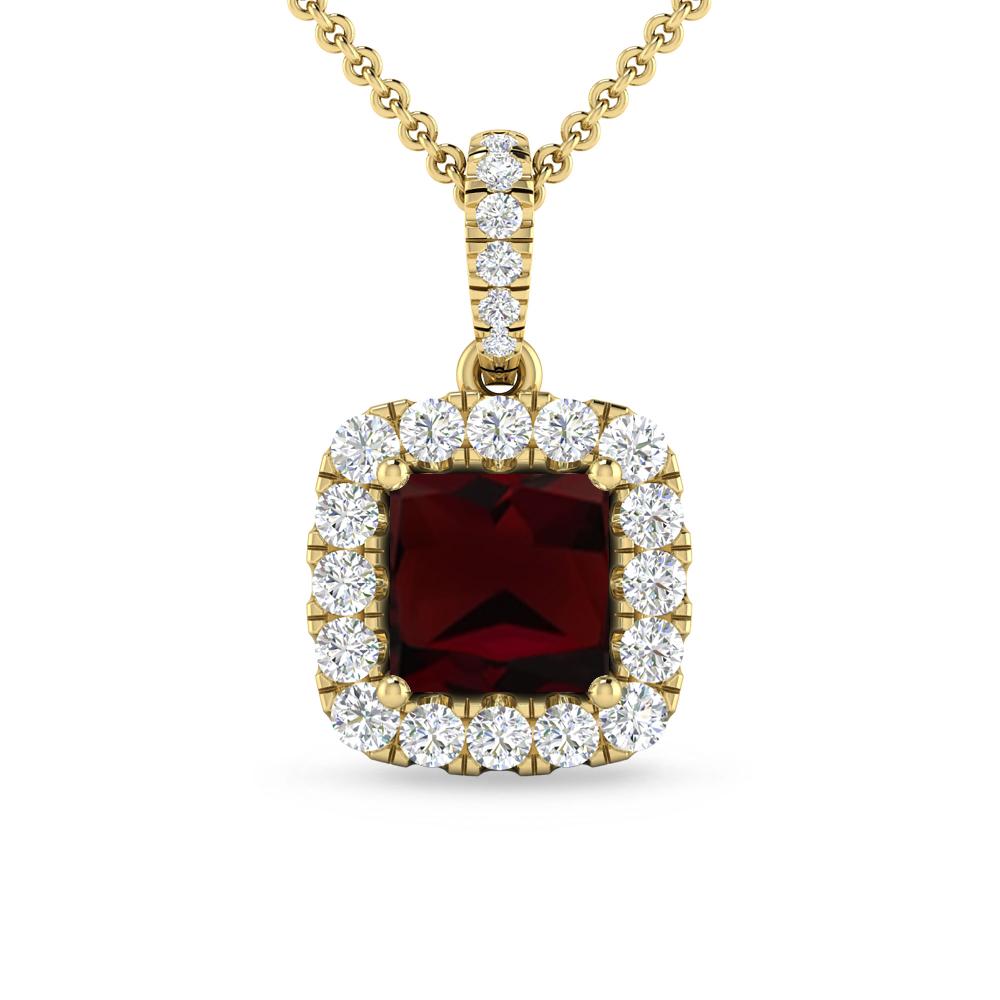 Yellow Gold - Garnet
