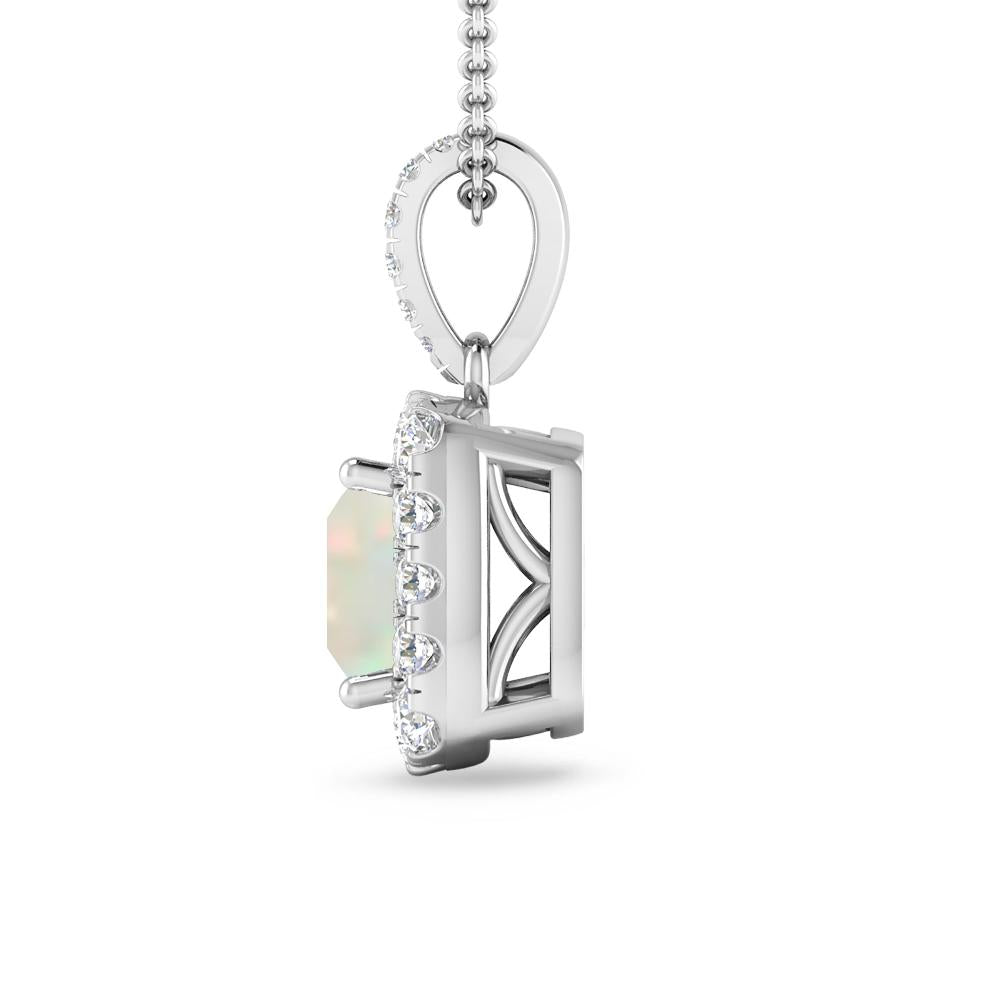White Gold - Opal