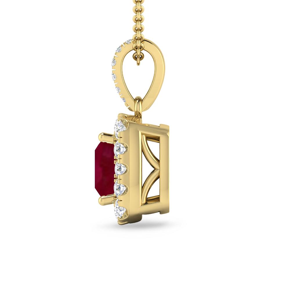 Yellow Gold - Ruby