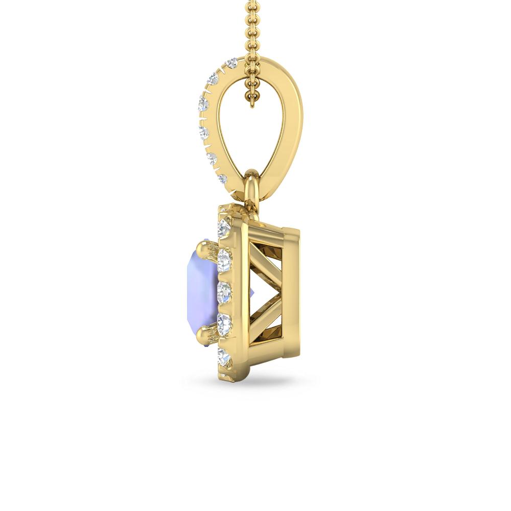 Yellow Gold - Tanzanite
