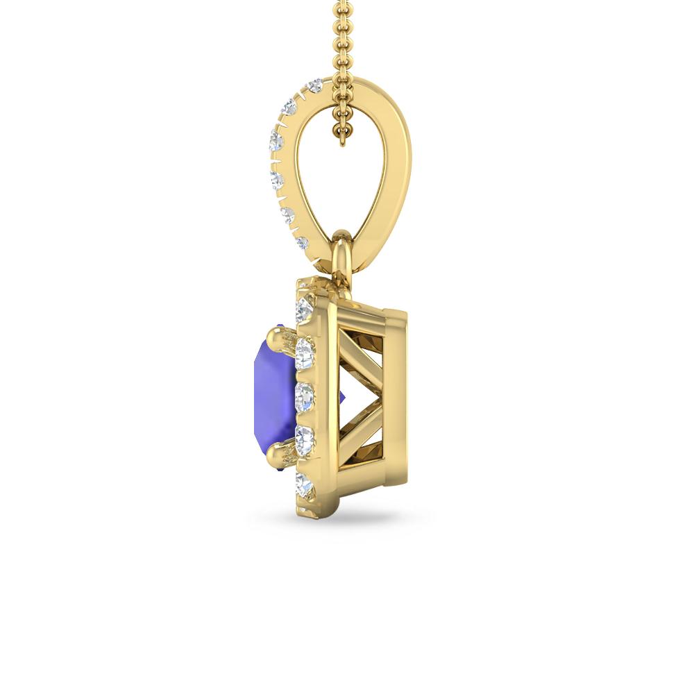 Yellow Gold - Tanzanite