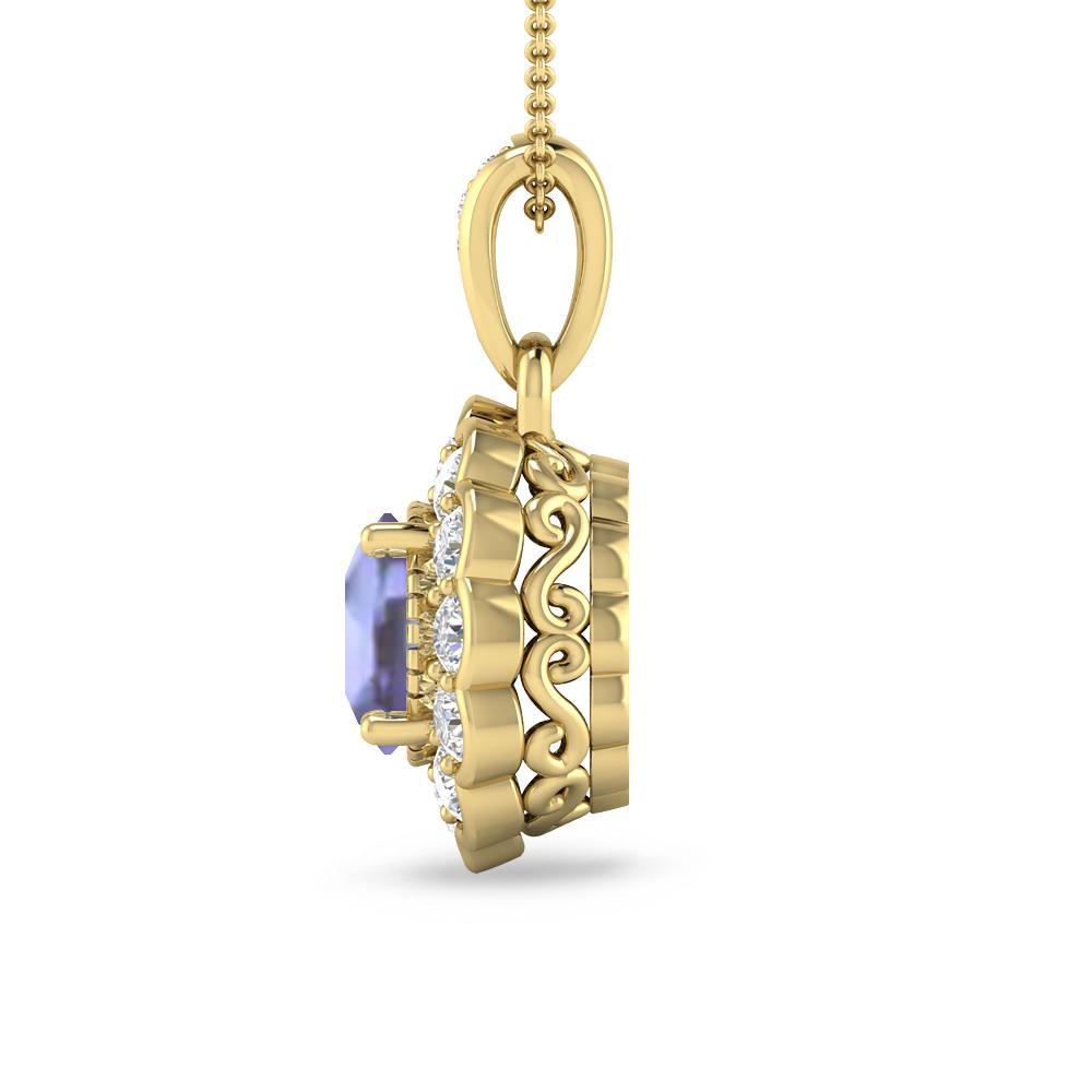 Yellow Gold - Tanzanite