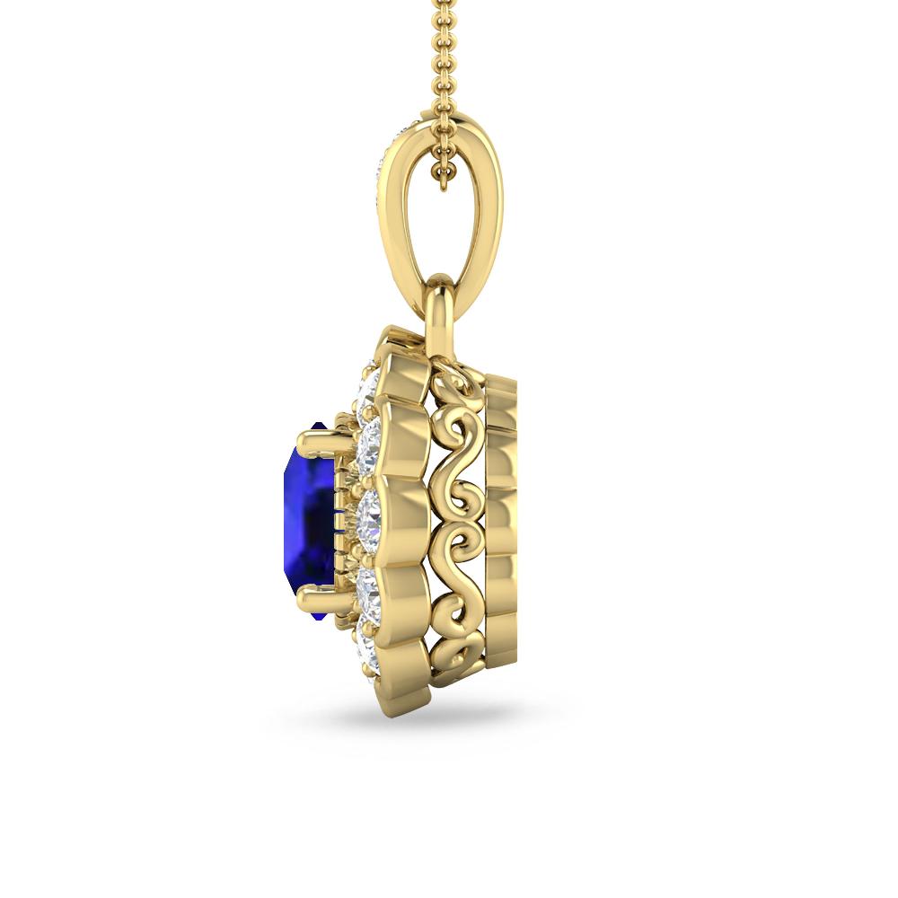 Yellow Gold - Tanzanite