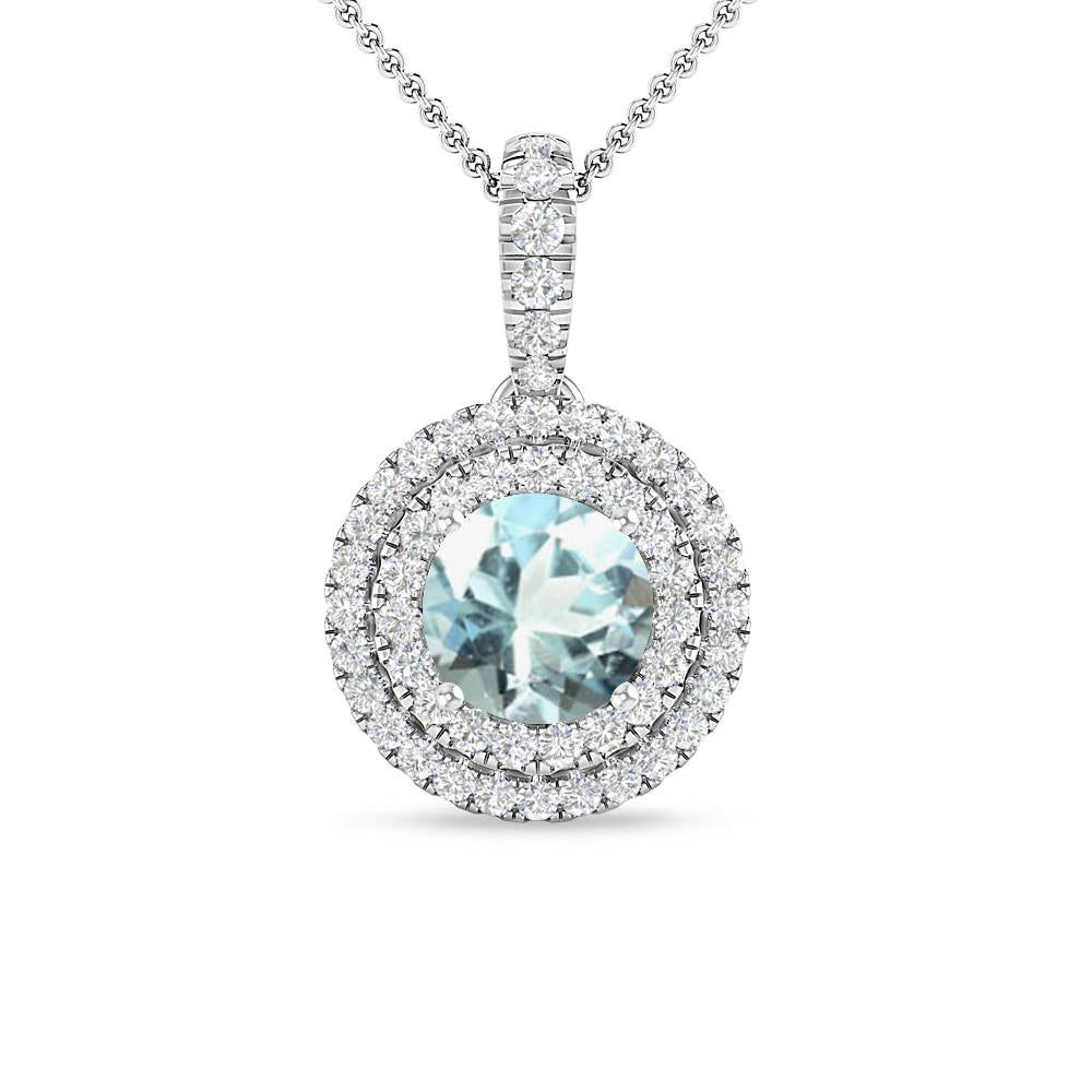 White Gold - Aquamarine