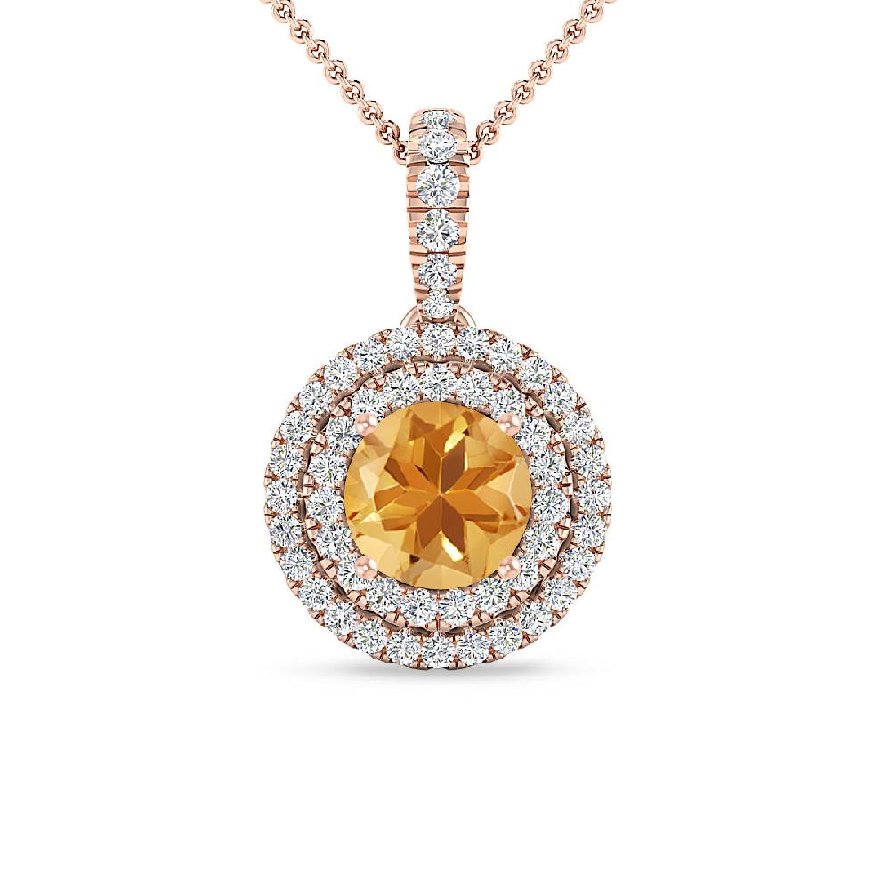 Rose Gold - Citrine