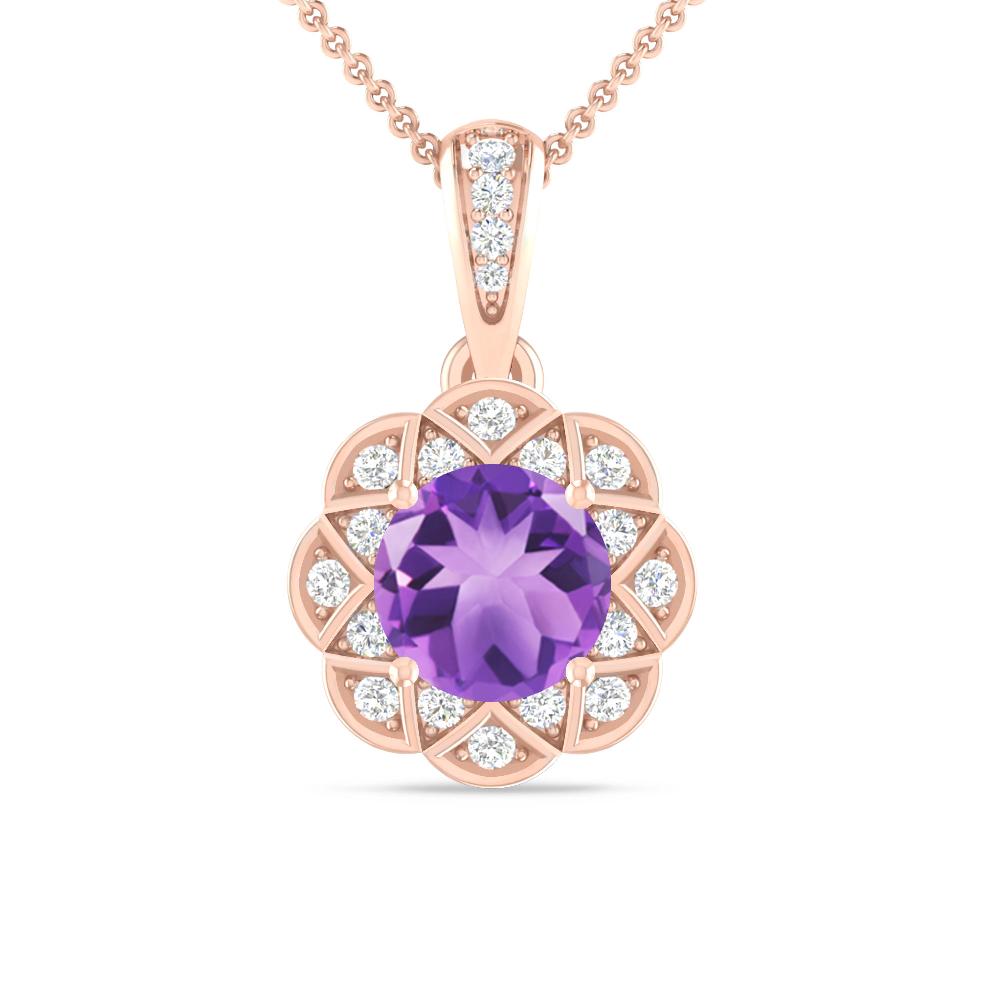 Rose Gold - Amethyst