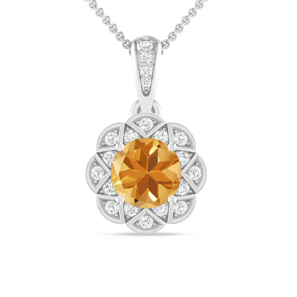 White Gold - Citrine
