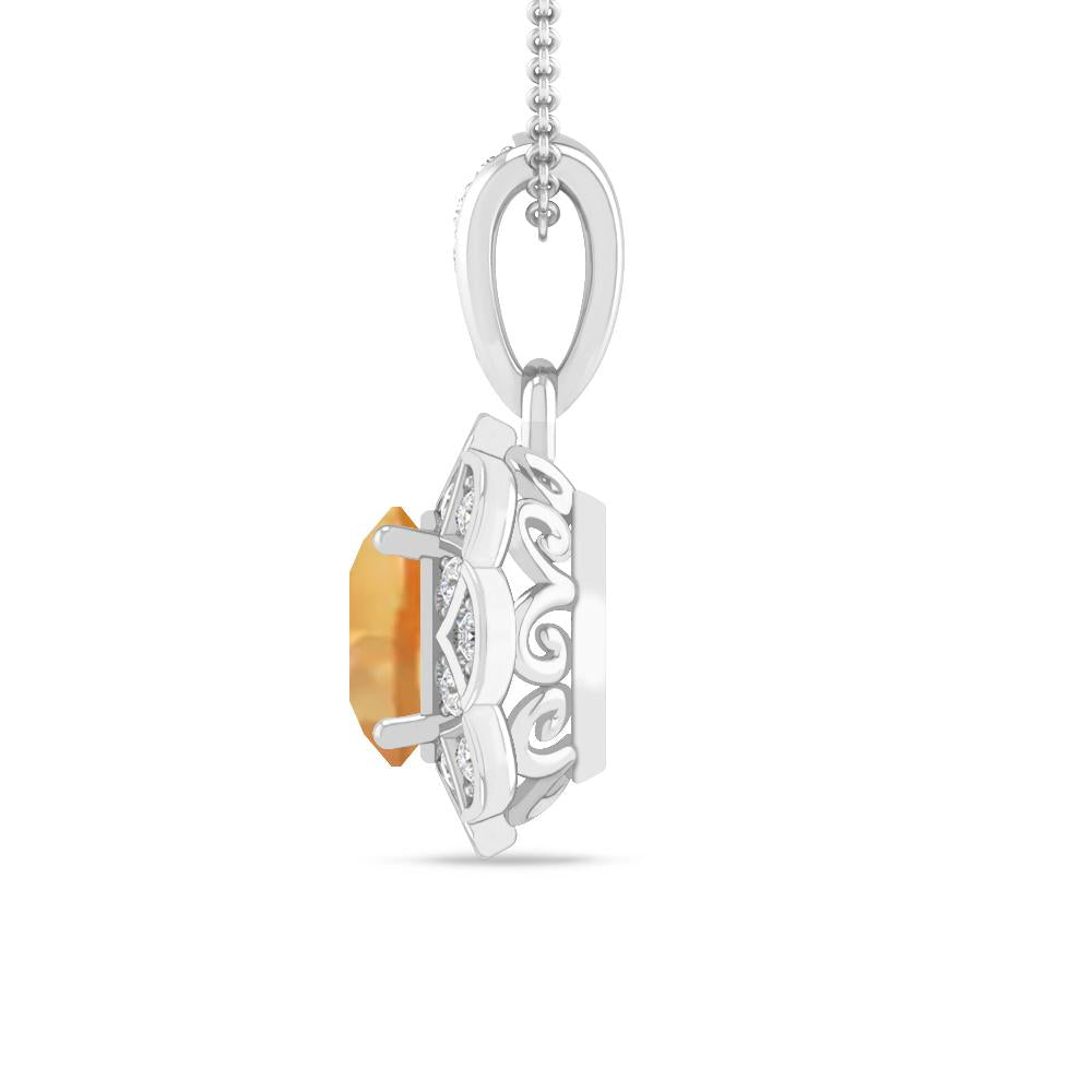 White Gold - Citrine
