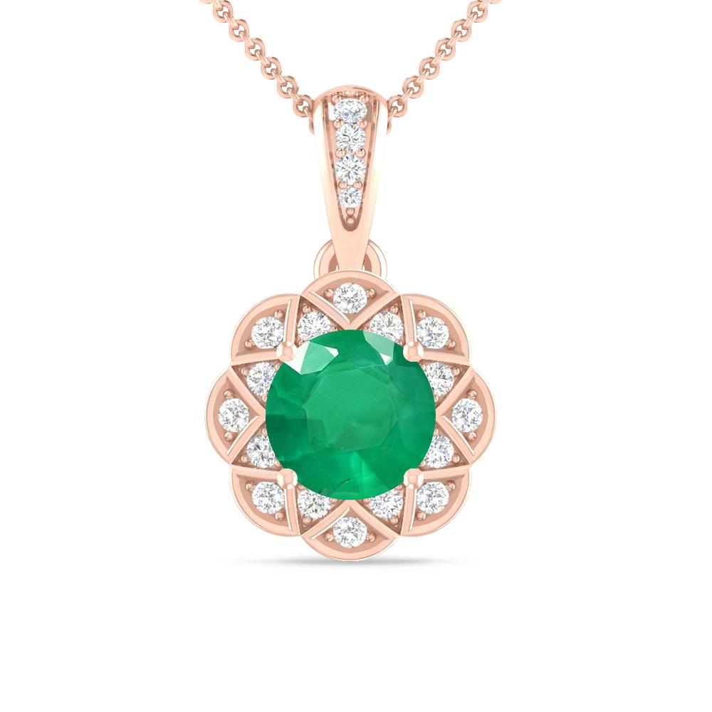 Rose Gold - Emerald