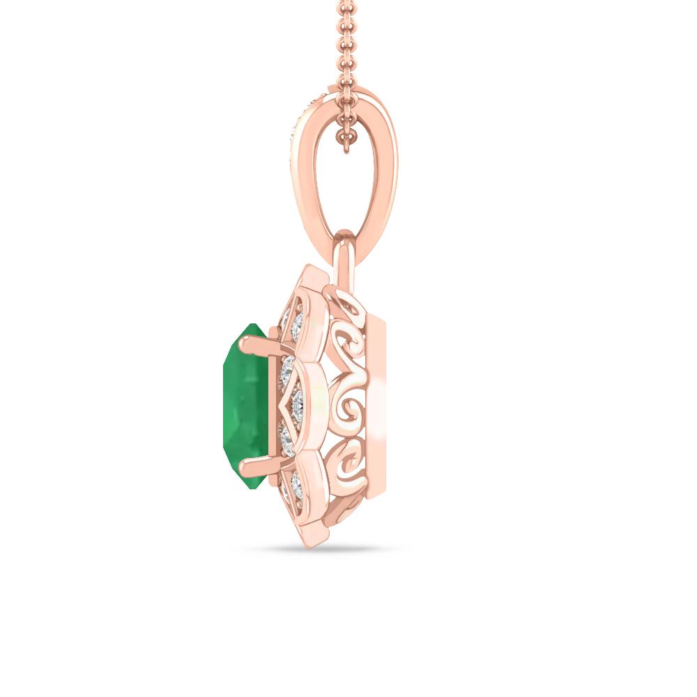 Rose Gold - Emerald