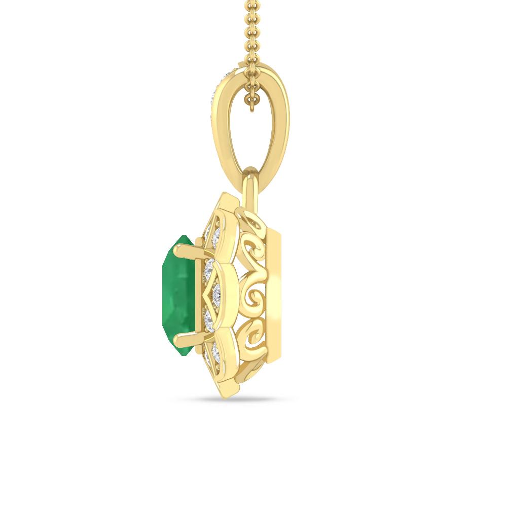 Yellow Gold - Emerald