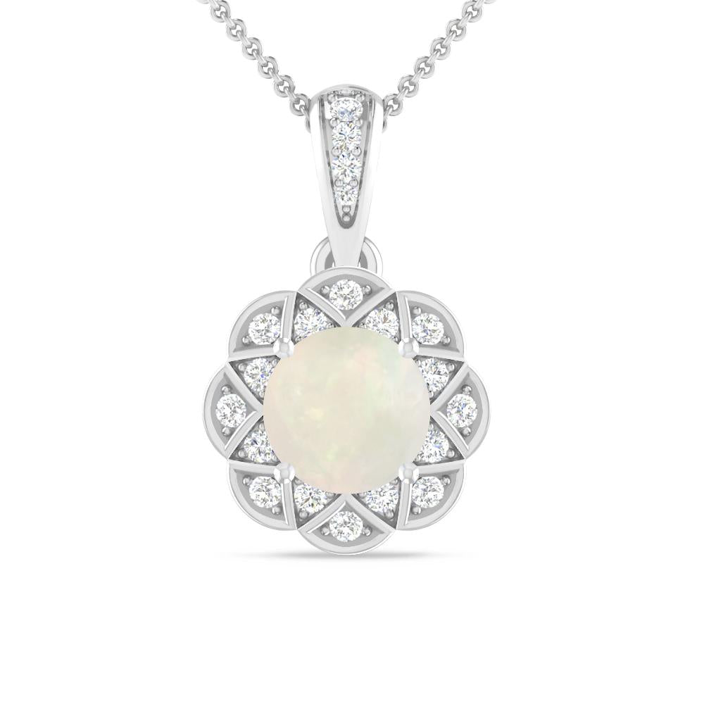 White Gold - Opal