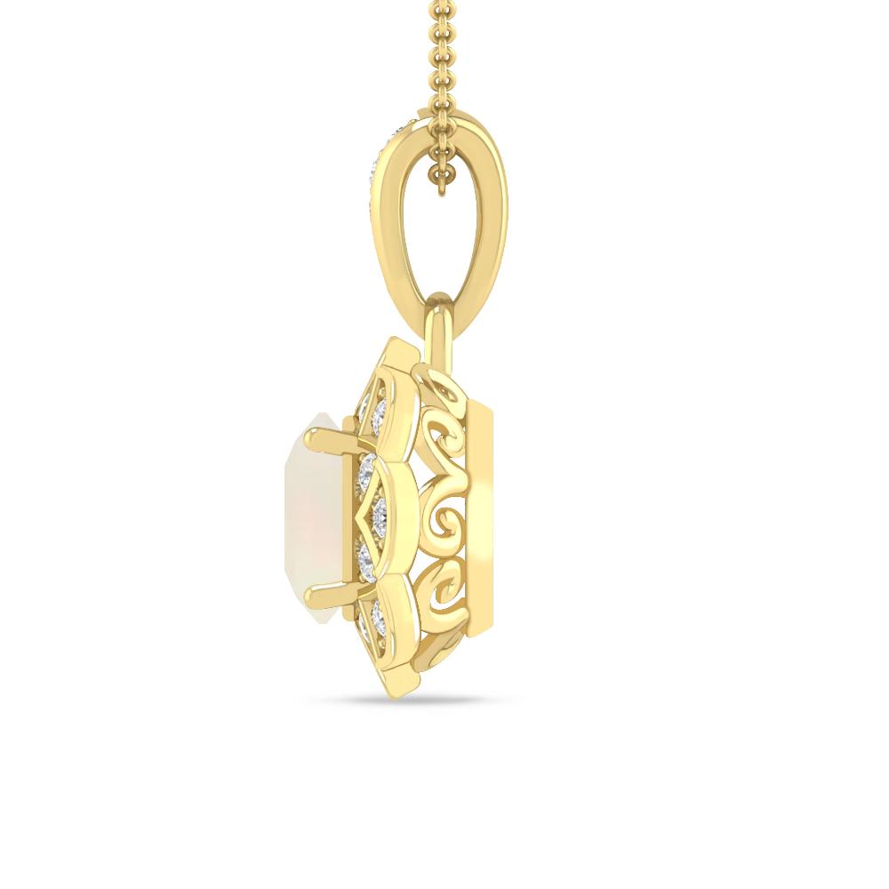 Yellow Gold - Opal