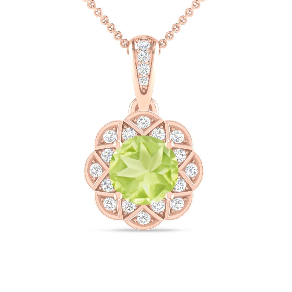 Rose Gold - Peridot
