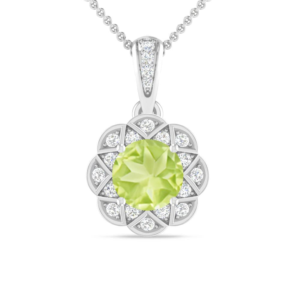 White Gold - Peridot