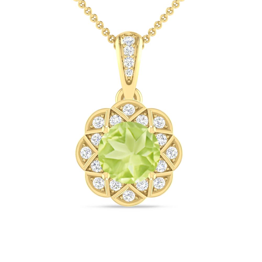 Yellow Gold - Peridot