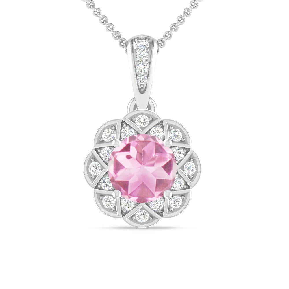 White Gold - Pink Tourmaline