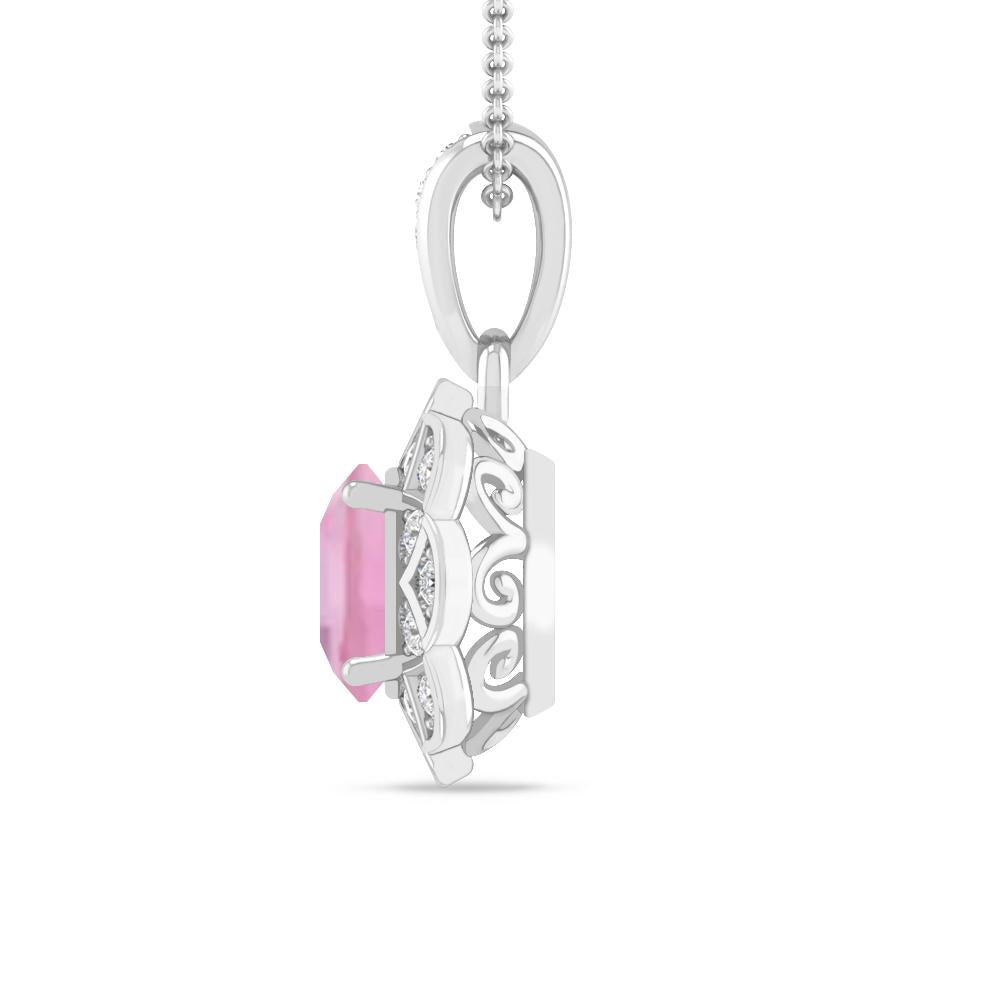 White Gold - Pink Tourmaline
