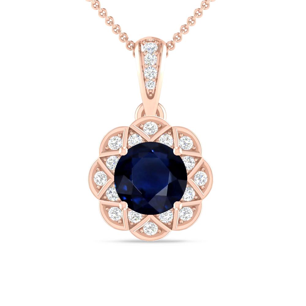 Rose Gold - Sapphire