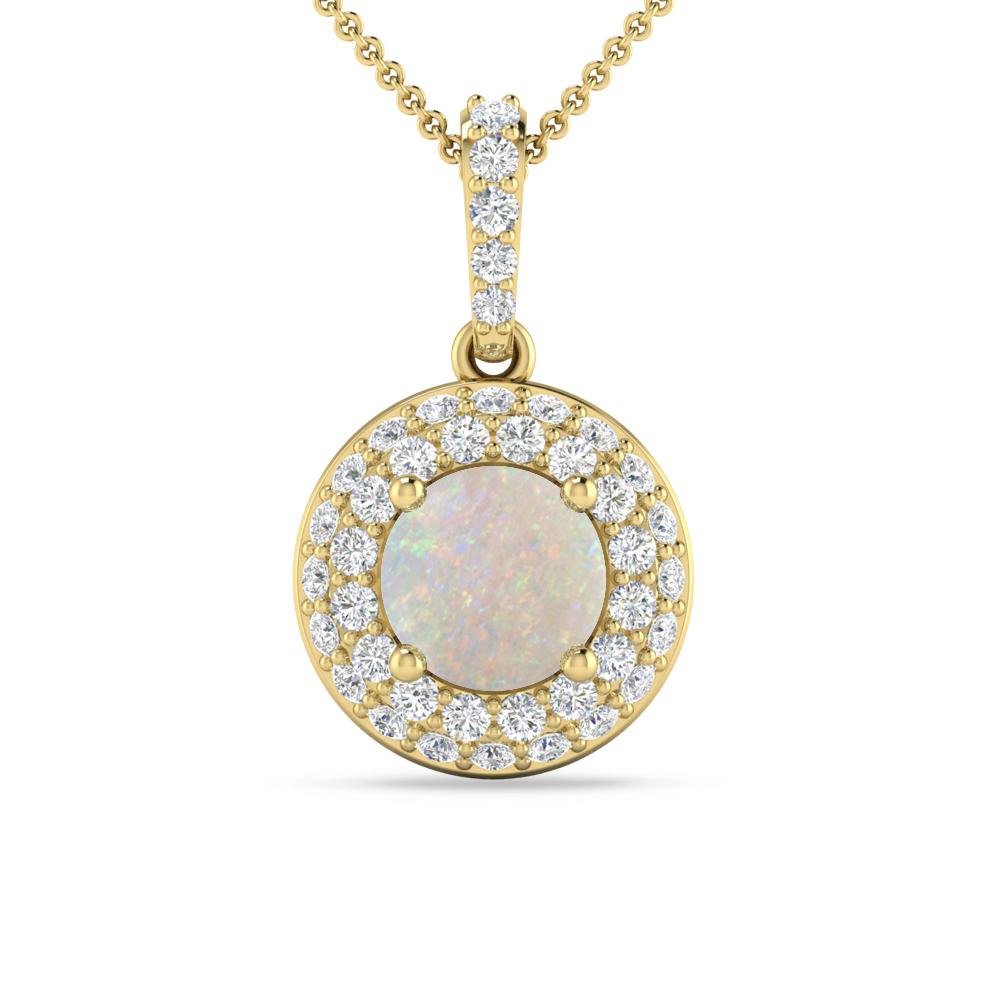 Yellow Gold - Opal