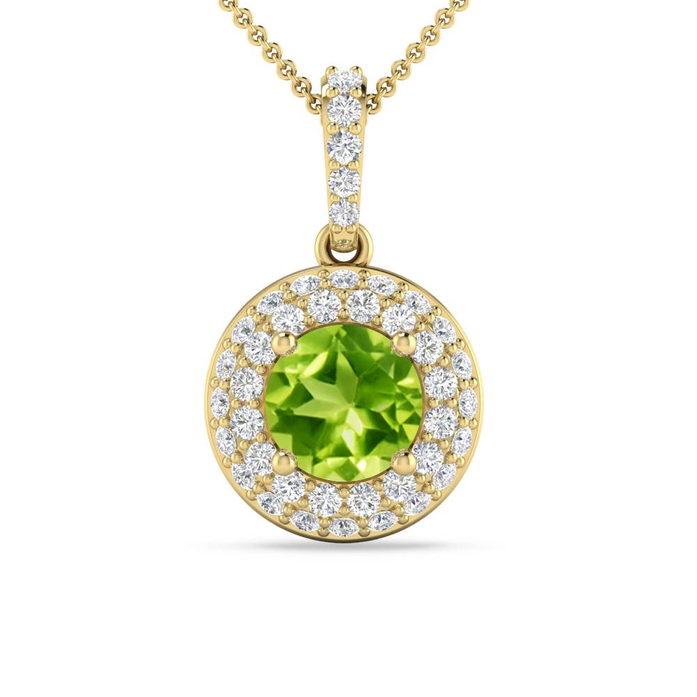 Yellow Gold - Peridot