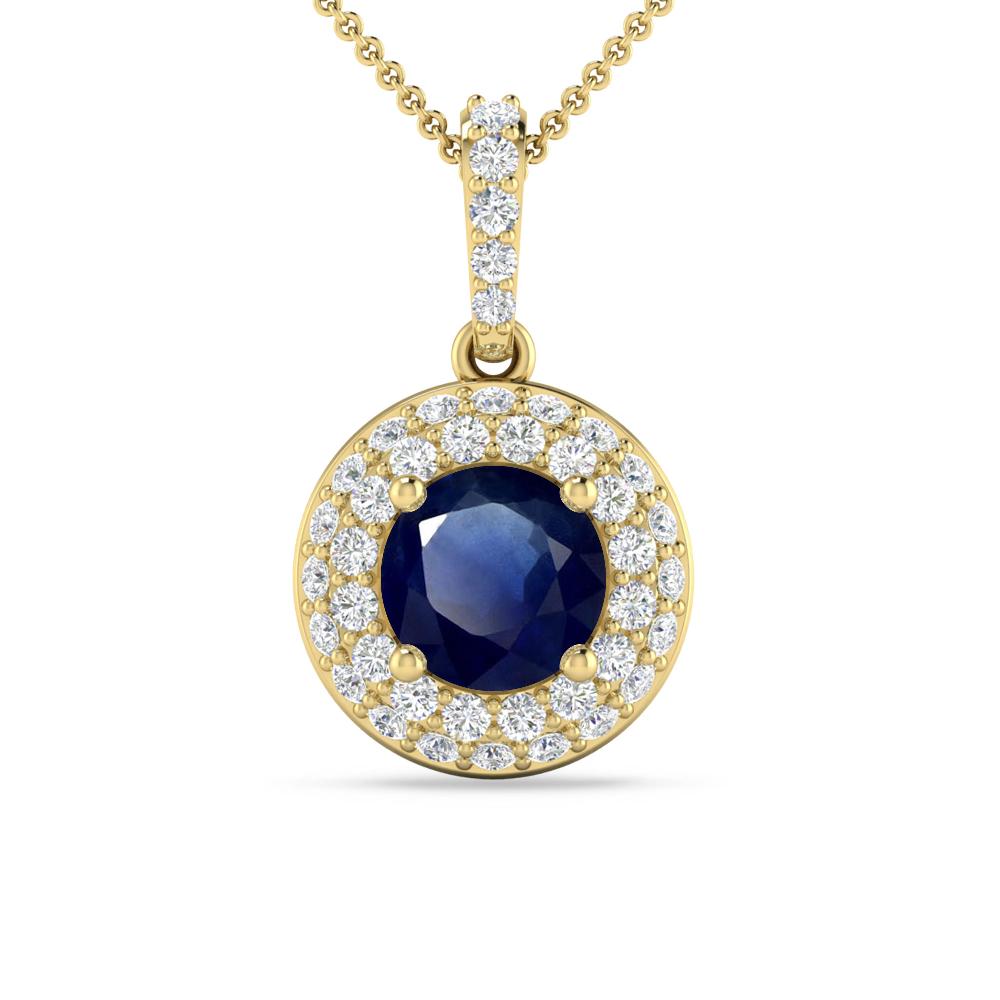 Yellow Gold - Sapphire