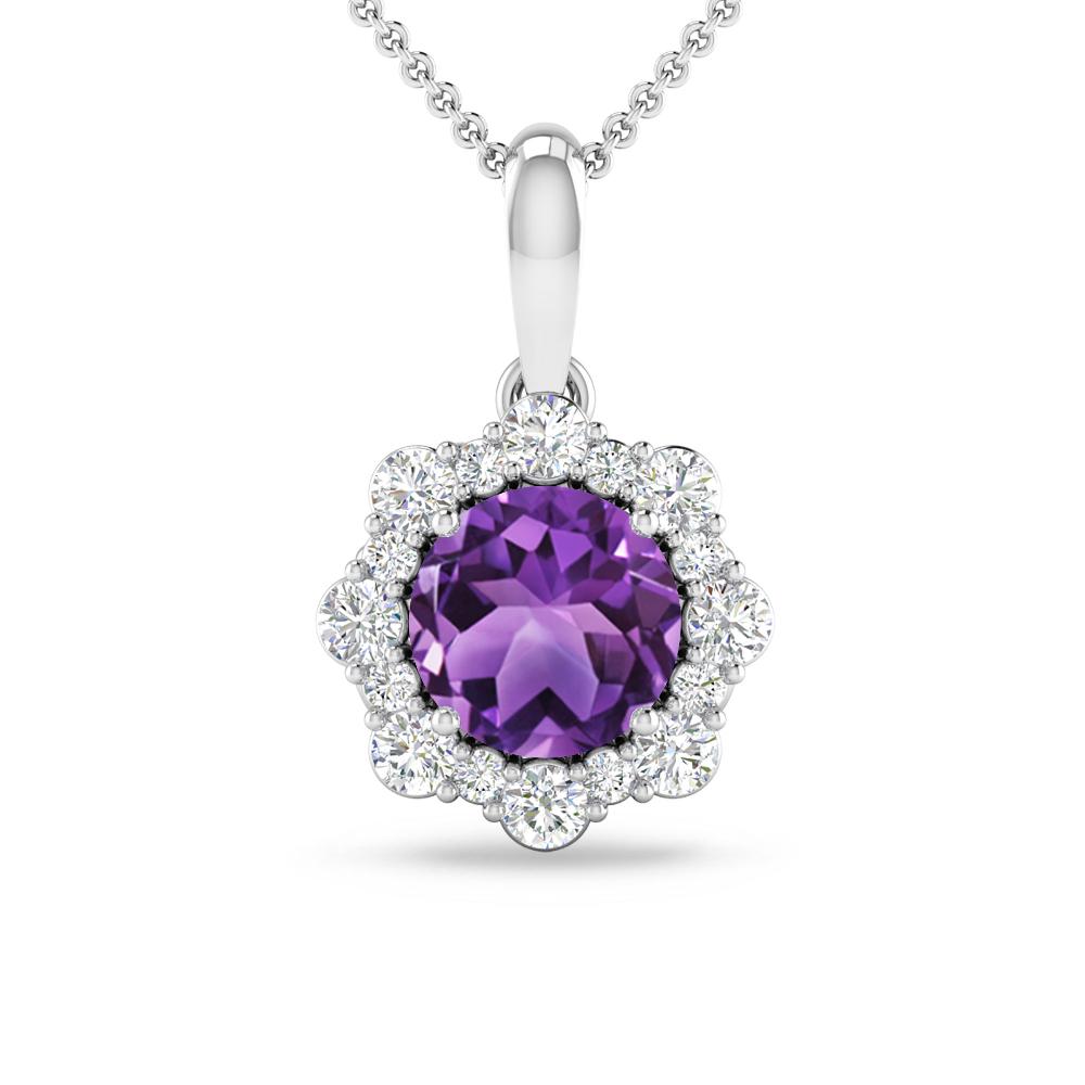 White Gold - Amethyst