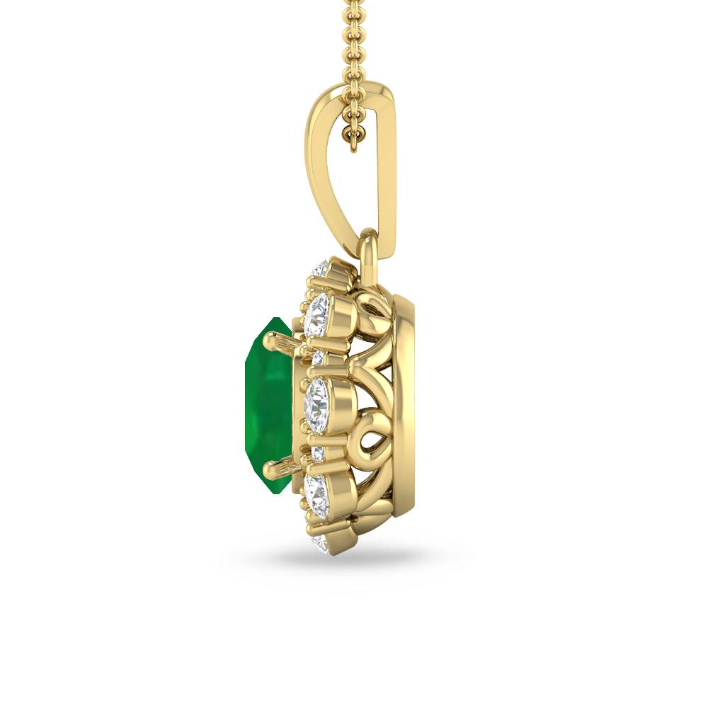 Yellow Gold - Emerald