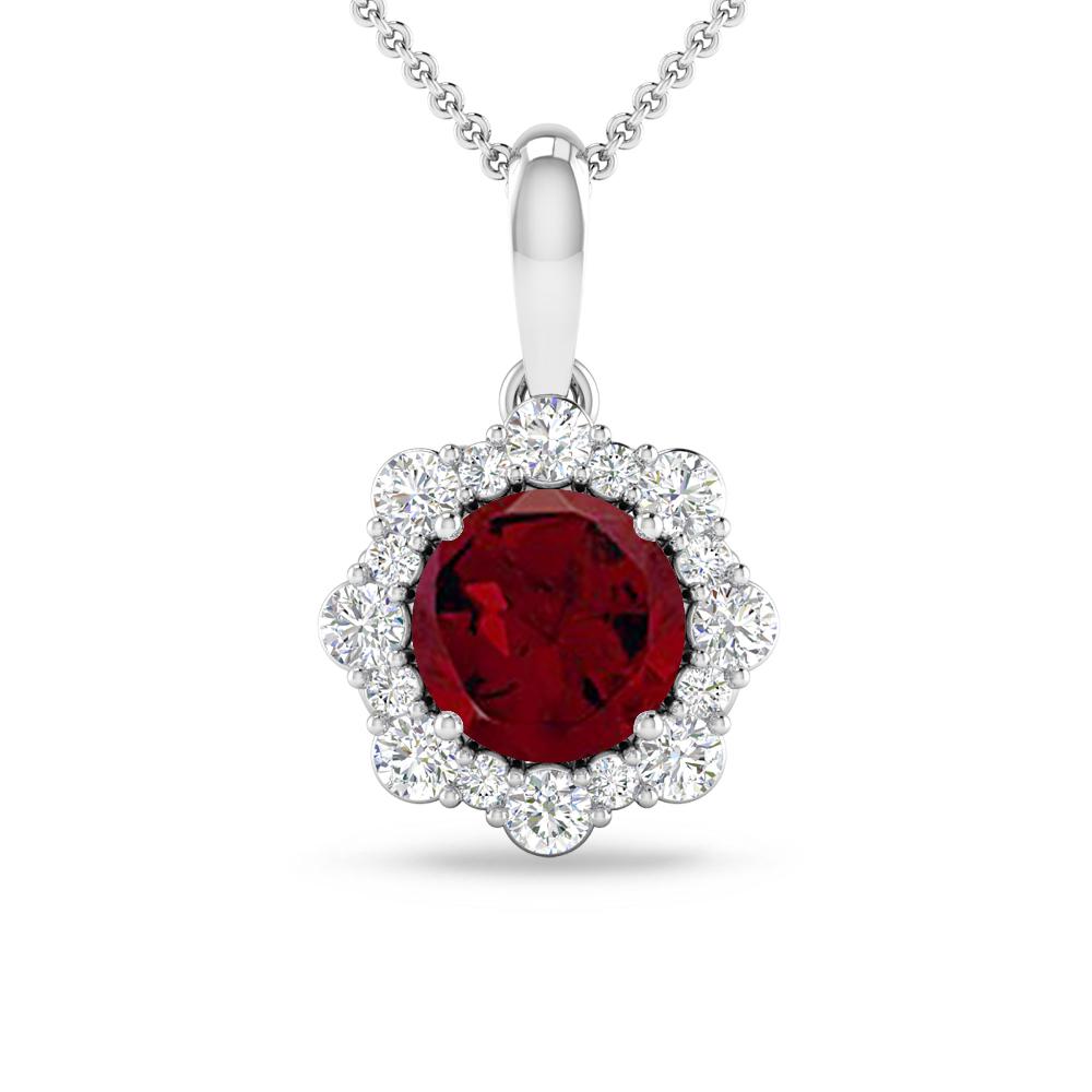 White Gold - Garnet