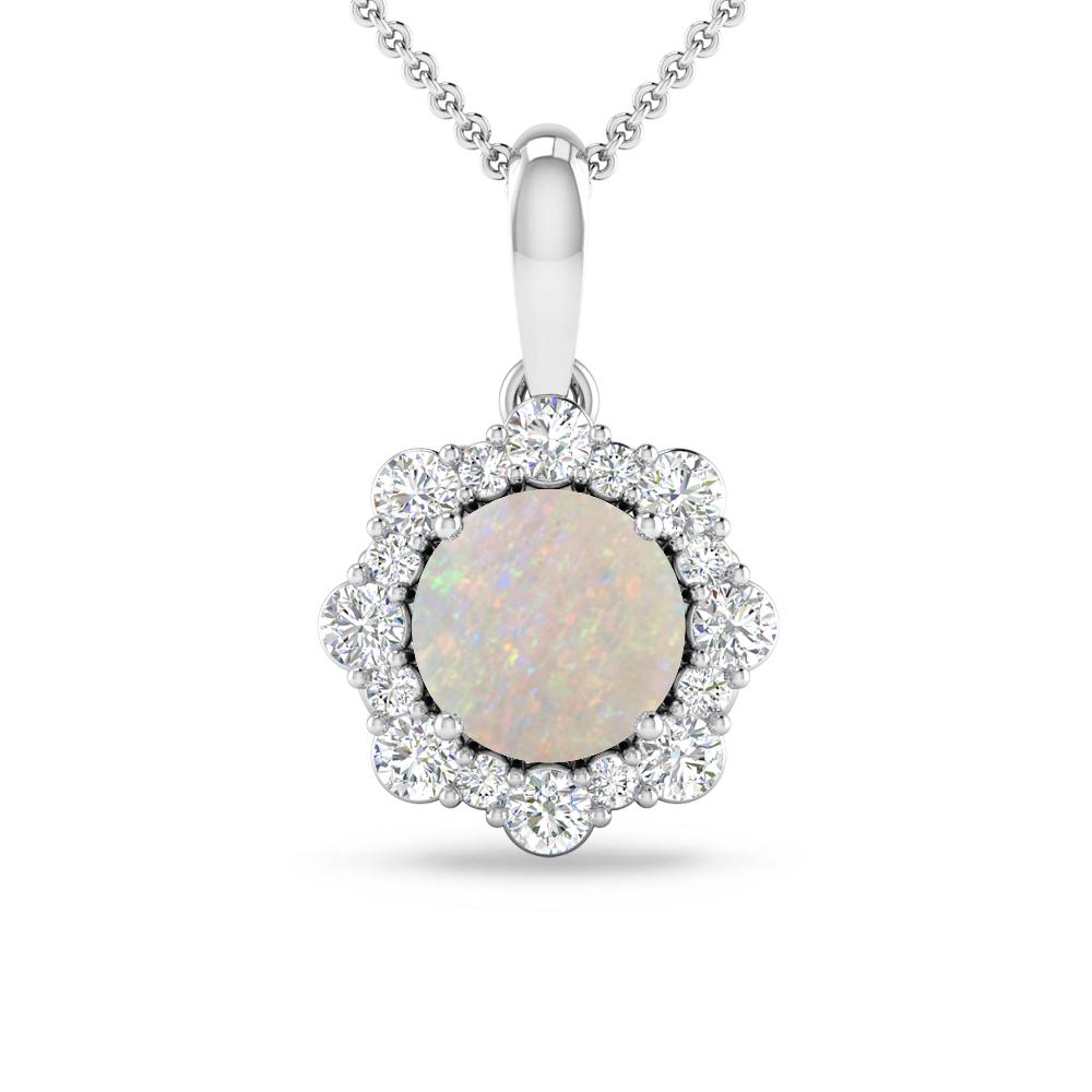 White Gold - Opal