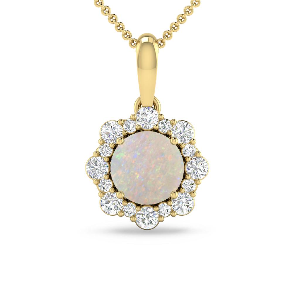 Yellow Gold - Opal