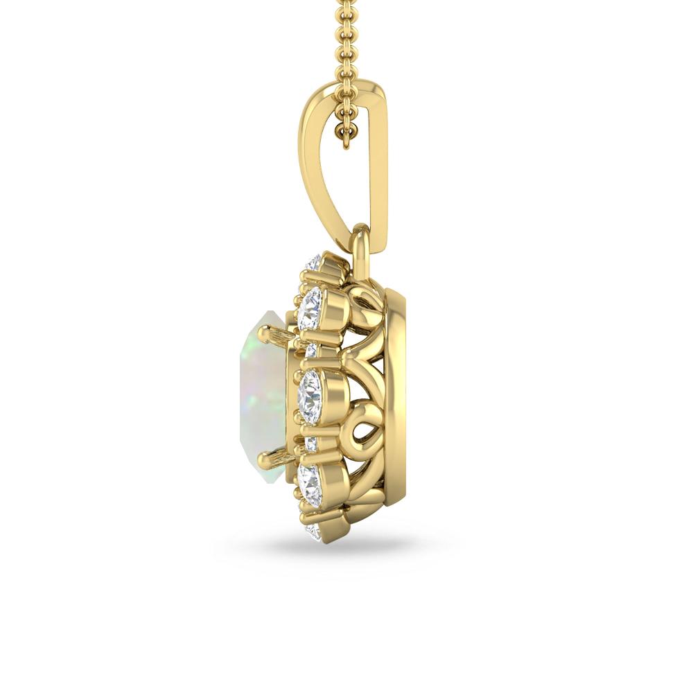 Yellow Gold - Opal