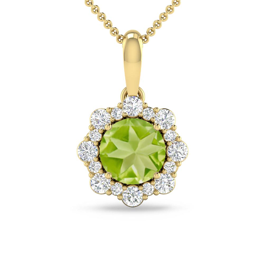 Yellow Gold - Peridot