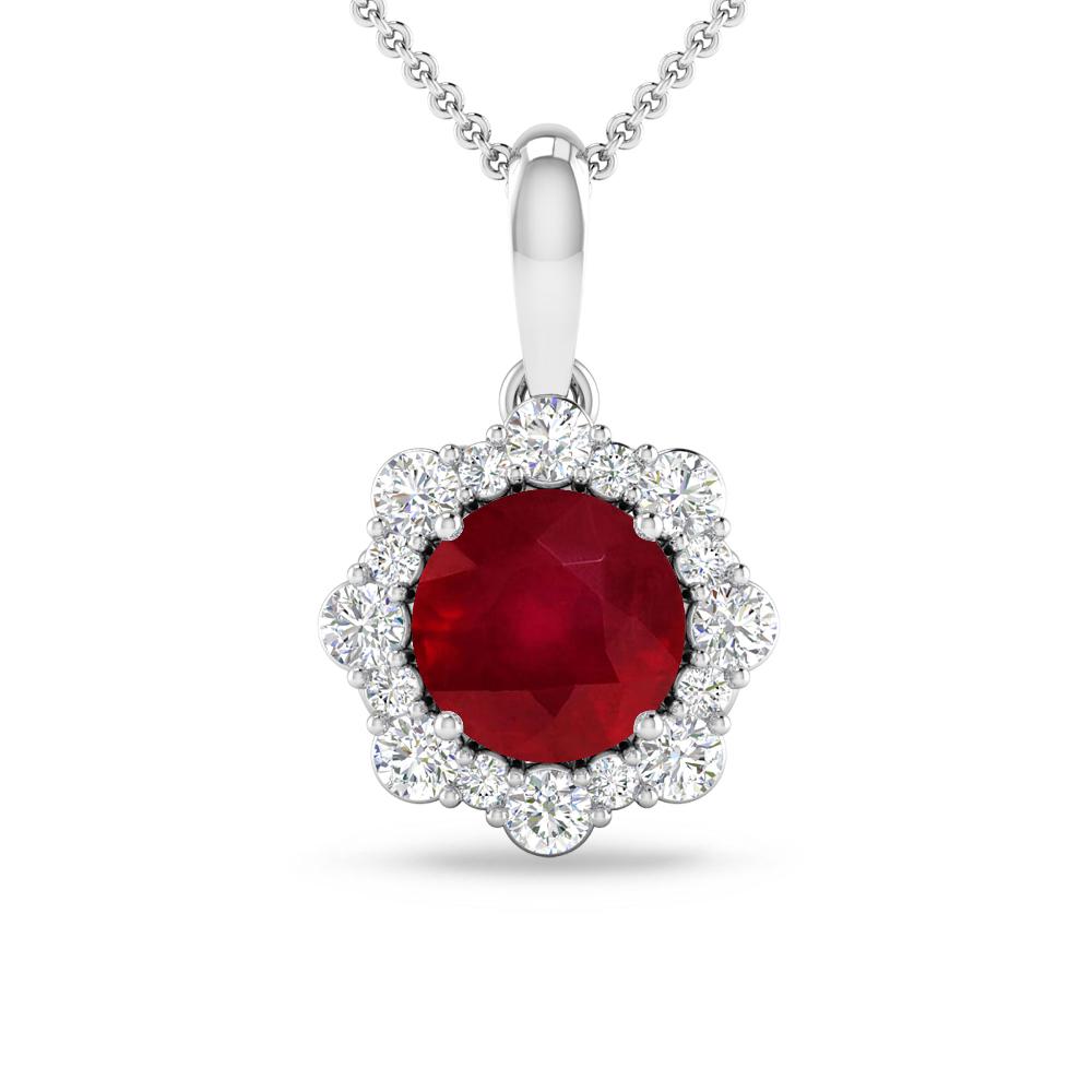 White Gold - Ruby