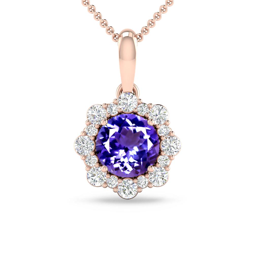 Rose Gold - Tanzanite