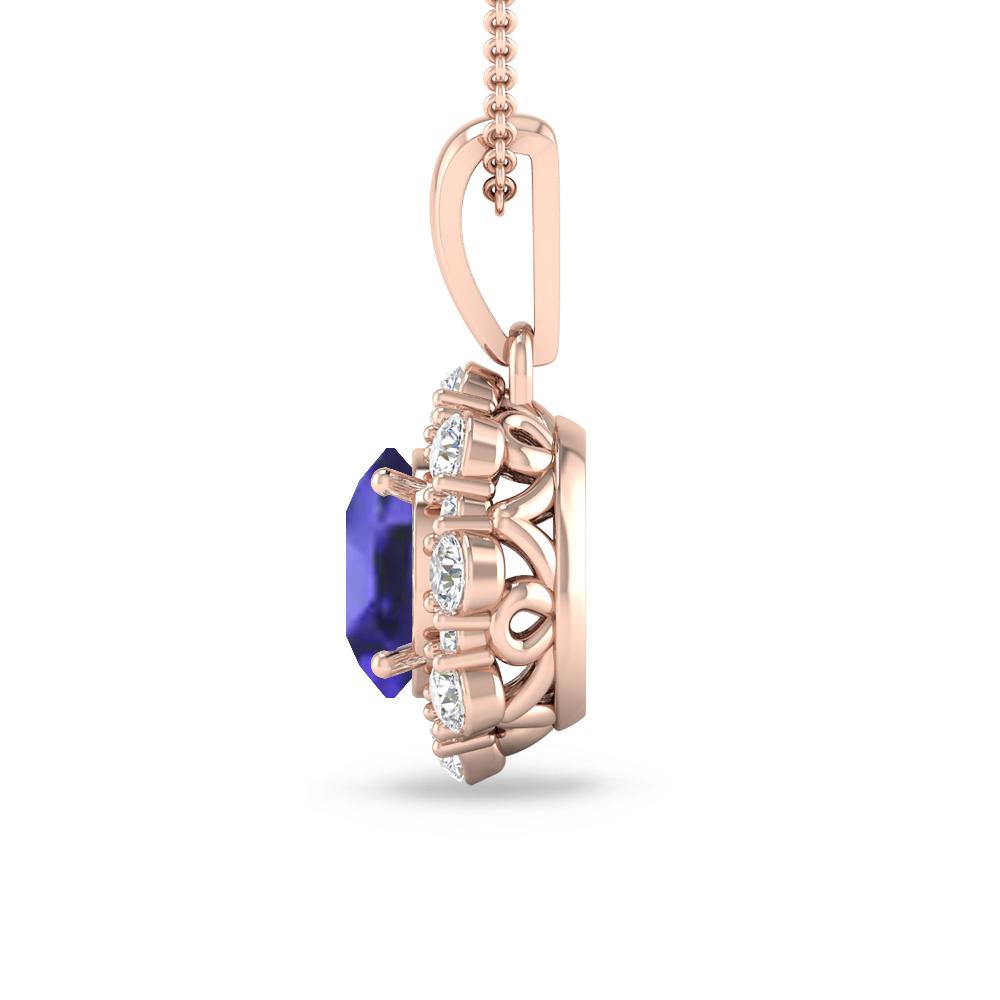 Rose Gold - Tanzanite