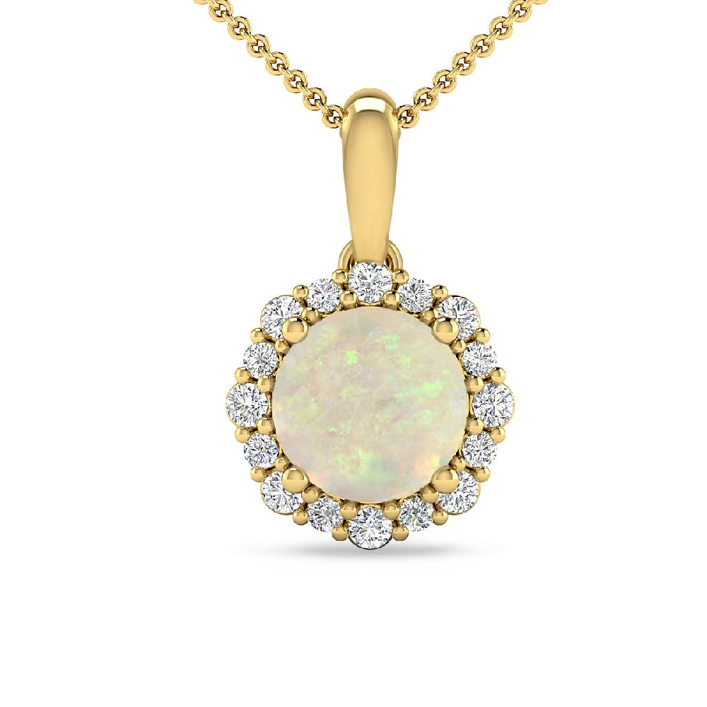 Yellow Gold - Opal