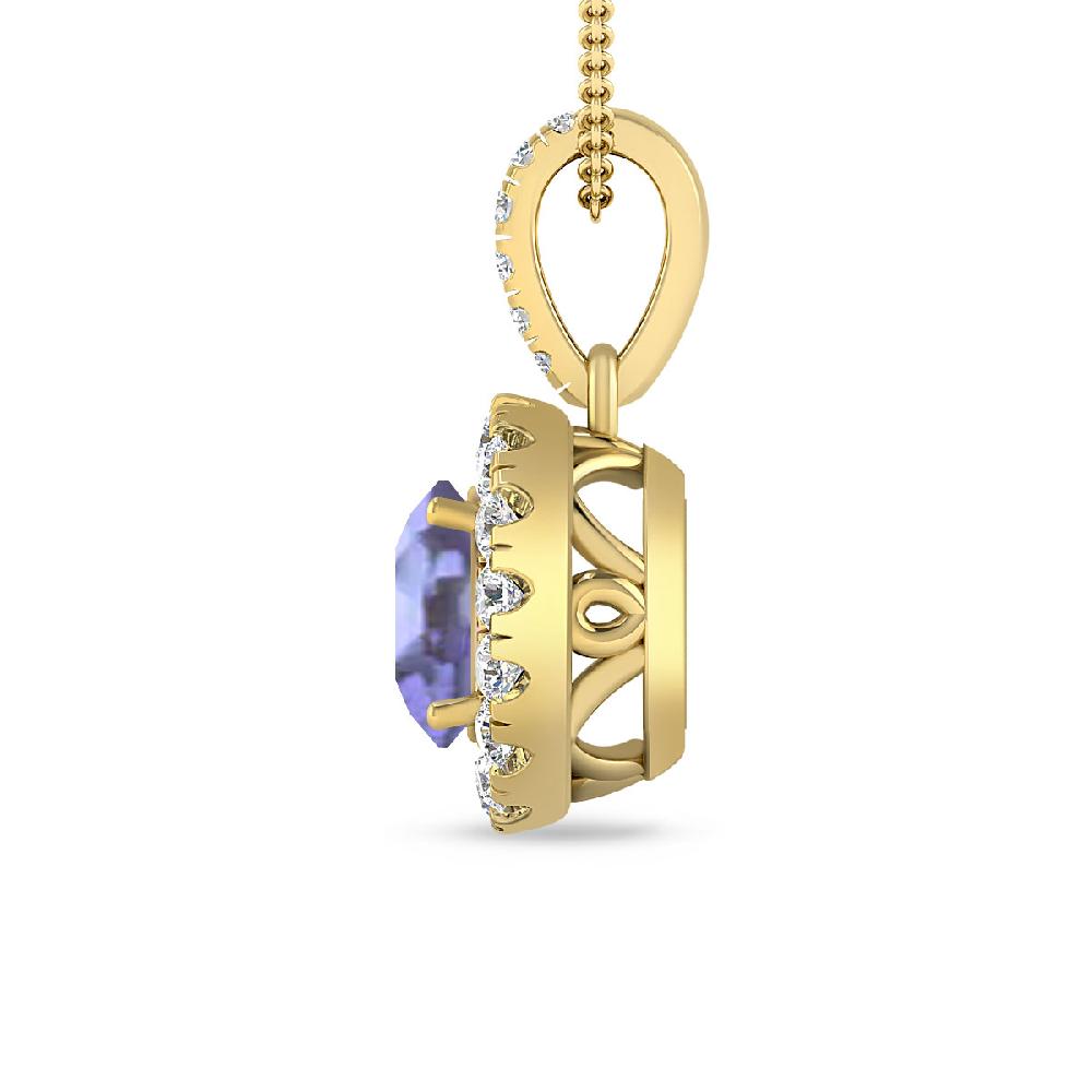 Yellow Gold - Tanzanite