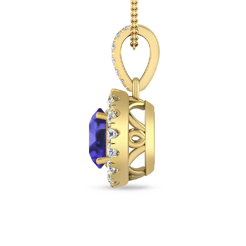 Yellow Gold - Tanzanite