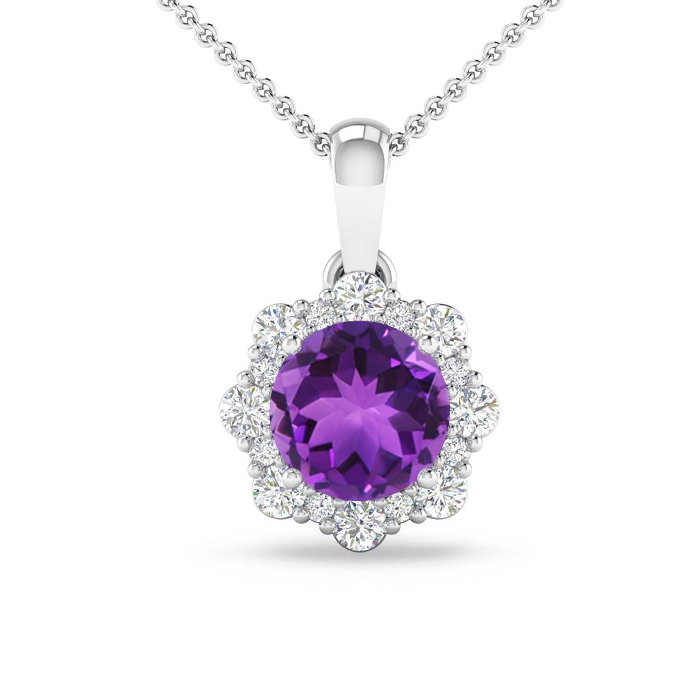 White Gold - Amethyst