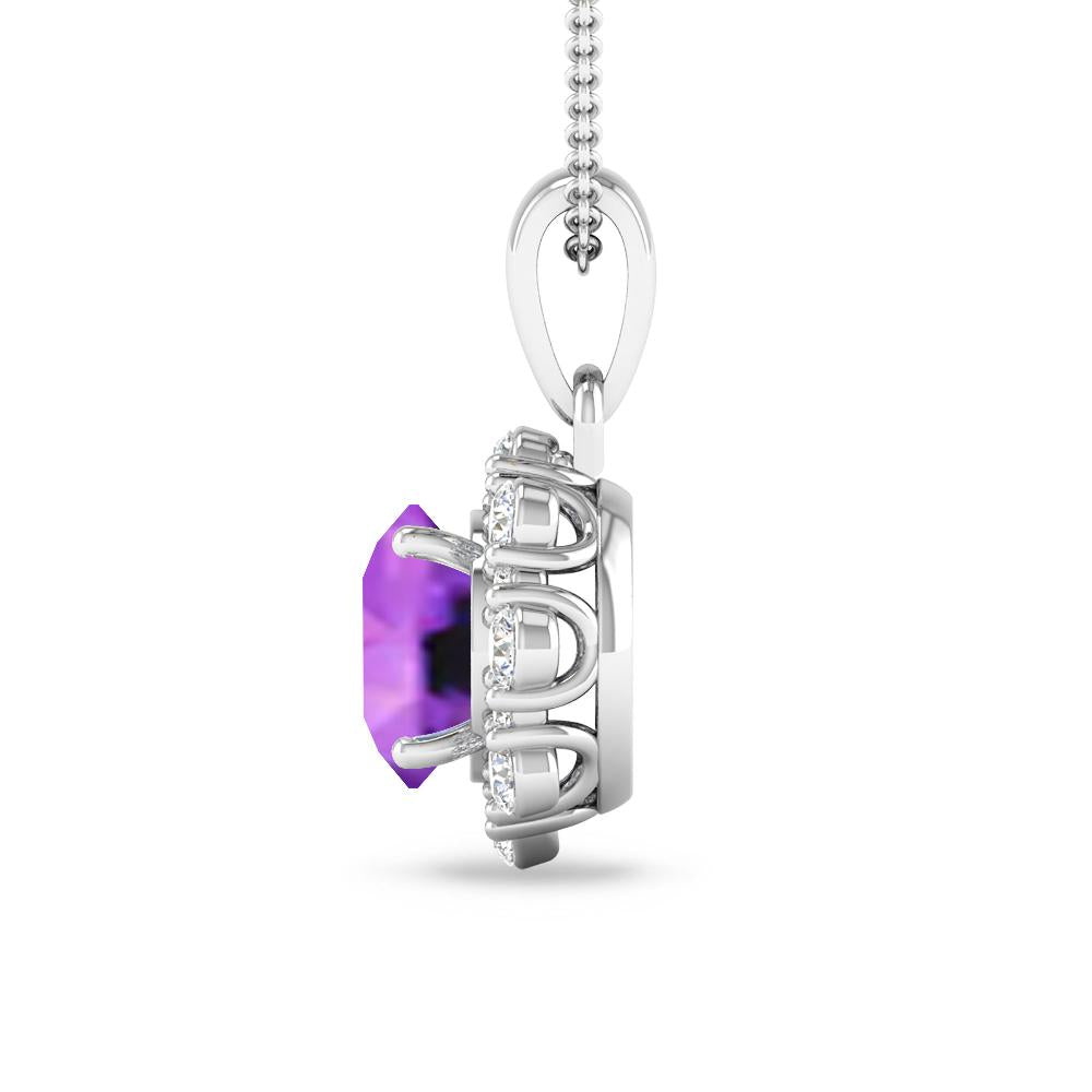 White Gold - Amethyst