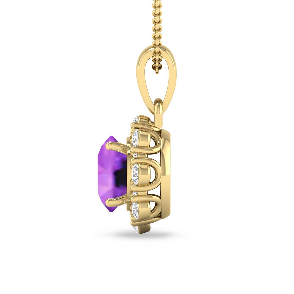 Yellow Gold - Amethyst