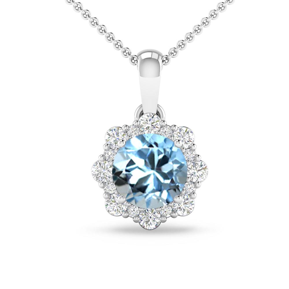 White Gold - Aquamarine
